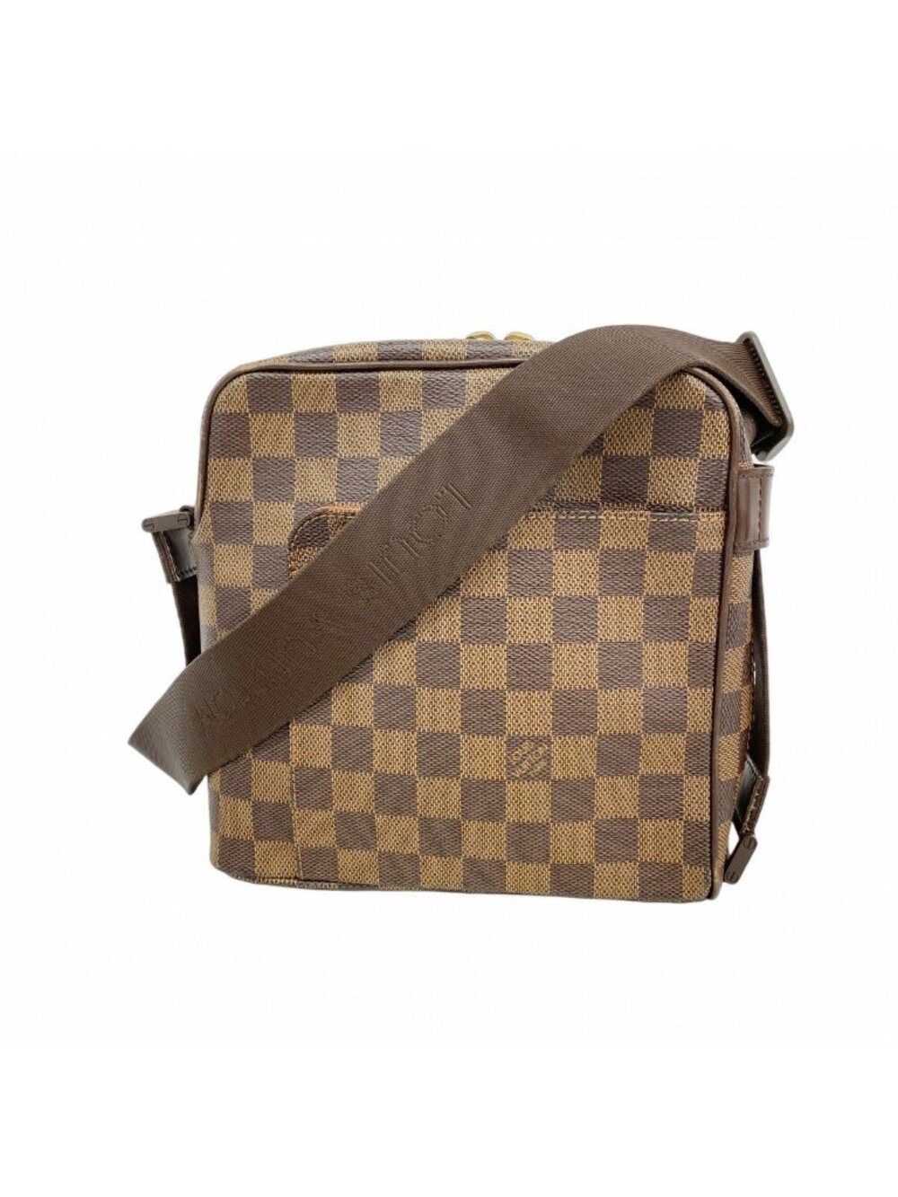 Louis Vuitton Shoulder Bag Damier Olaf PM Ebene